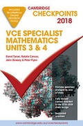 Cover: Cambridge Checkpoints VCE Specialist Mathematics 2018 and Quiz me More - Cambridge University Press