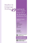 Cover: Applying the Socio-Cognitive Framework to the BioMedical Admissions Test - Cambridge University Press