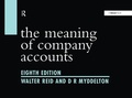 Cover: The Meaning of Company Accounts - Routledge
