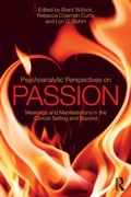 Cover: Psychoanalytic Perspectives on Passion - Routledge