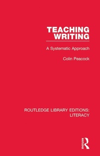 Enlarge image Cover: Teaching Writing - Routledge