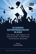 Cover: Academic Entrepreneurship in Asia - Edward Elgar Publishing