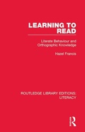 Abbildung von: Learning to Read - Routledge
