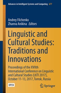 Abbildung von: Linguistic and Cultural Studies: Traditions and Innovations - Springer
