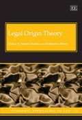 Cover: Legal Origin Theory - Edward Elgar Publishing