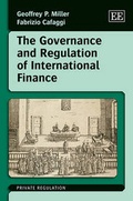 Cover: The Governance and Regulation of International Finance - Edward Elgar Publishing