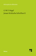Cover: Jenaer Kritische Schriften II - Meiner