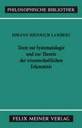 Cover: Texte zur Systematologie und zur Theorie der wissenschaftlichen Erkenntnis - Meiner