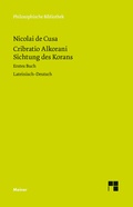 Cover: Cribratio Alkorani. Sichtung des Korans. Erstes Buch - Meiner
