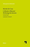 Cover: Cribratio Alkorani. Sichtung des Korans. Zweites Buch - Meiner