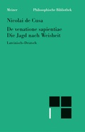 Cover: De venatione sapientiae. Die Jagd nach Weisheit - Meiner