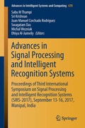 Cover: Advances in Signal Processing and Intelligent Recognition Systems - Springer