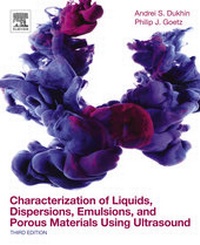 Abbildung von: Characterization of Liquids, Dispersions, Emulsions, and Porous Materials Using Ultrasound - Elsevier