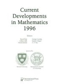 Cover: Current Developments In Maths 1996 Vol 2 - International Press of Boston Inc