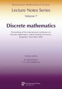 Enlarge image Cover: Discrete Mathematics - International Press of Boston Inc
