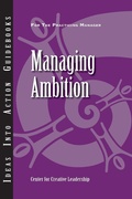 Cover: Managing Ambition - Center for Creative Leadership