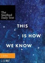 Cover: This Is How We Know - Seedbed Inc
