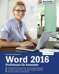Abbildung von: Word 2016 - Profiwissen für Anwender - BILDNER Verlag