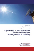 Cover: Optimized FOPID controller for reactive Power management & stability - LAP Lambert Academic Publishing