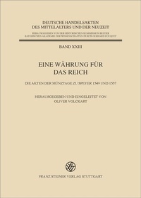 Enlarge image Cover: Eine Währung für das Reich - Franz Steiner Verlag