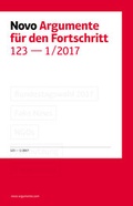 Cover: Novo - Argumente f&uuml;r den Fortschritt - Novo Argumente Verlag