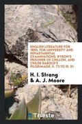 Cover: English Literature for 1890, for University and Departmental Examinations - Trieste Publishing
