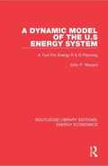 Cover: A Dynamic Model of the US Energy System - Routledge