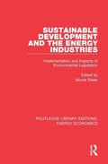 Cover: Sustainable Development and the Energy Industries - Routledge