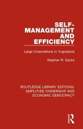 Cover: Self-Management and Efficiency - Routledge