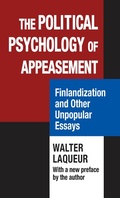 Cover: The Political Psychology of Appeasement - Routledge