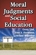 Cover: Moral Judgments and Social Education - Routledge