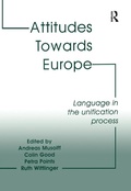 Cover: Attitudes Towards Europe - Routledge