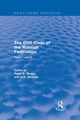 Cover: The Civil Code of the Russian Federation - Routledge