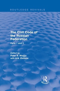 Enlarge image Cover: The Civil Code of the Russian Federation - Routledge