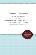 Cover: Literary Scholarship - The University of North Carolina Press