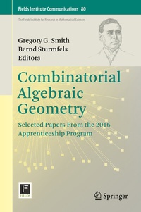 Abbildung von: Combinatorial Algebraic Geometry - Springer
