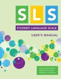 Enlarge image Cover: Student Language Scale (SLS) User's Manual - Brookes Publishing Co