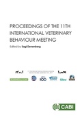 Cover: Proceedings of the 11th International Veterinary Behaviour Meeting - CABI Publishing