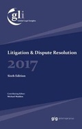 Cover: Global Legal Insights - Litigation & Dispute Resolution - Global Legal Group Ltd