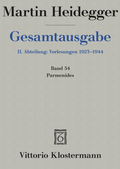Cover: Parmenides (Wintersemester 1942/43) - Vittorio Klostermann Verlag
