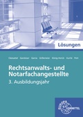 Cover: L&ouml;sungen zu 71996 Informationsband Rechtsanwalts- u. Notarfachangestellte, 3. Ausbj. - Europa-Lehrmittel