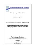 Cover: Arzneimittelkriminalit&auml;t in Deutschland - Hochschule der S&auml;chsischen Polizei (FH)