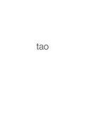 Cover: taoleben - tao.de in Kamphausen Media GmbH