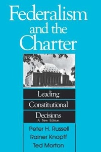 Enlarge image Cover: Federalism and the Charter - McGill-Queen's University Press
