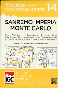 Abbildung von: San Remo Imp1:50 000 Wanderkarte 14 - IGC