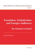 Cover: Translation, Globalization and Younger Audiences - Peter Lang Verlag