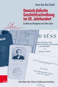 Cover: Deutsch-j&uuml;dische Geschichtsschreibung im 20. Jahrhundert - Vandenhoeck & Ruprecht