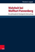 Cover: Wahrheit bei Wolfhart Pannenberg - Vandenhoeck & Ruprecht
