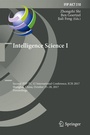Cover: Intelligence Science I - Springer