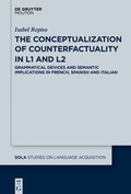 Cover: The Conceptualization of Counterfactuality in L1 and L2 - De Gruyter Mouton